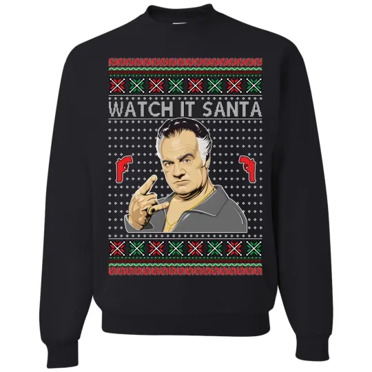 Discover Watch It Santa Funny Christmas Sweatshirt