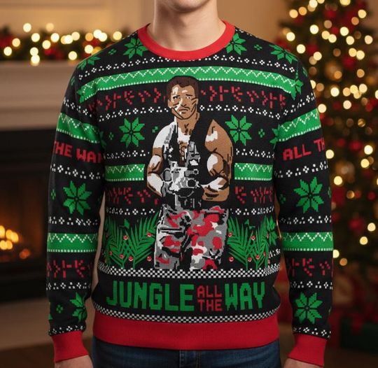 Discover Funny Meme Ugly Christmas Sweater, Xmas Holiday Gift for Movie Fans