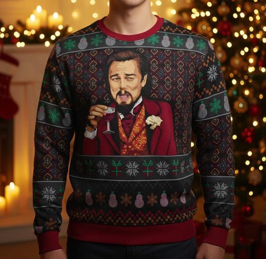 Discover Funny Meme Ugly Christmas Sweater for Men and Women, Holiday Gift, Celebrity Style