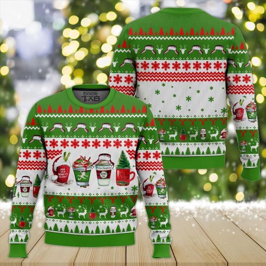 Discover National Lampoons Christmas Movie Ugly Sweater, Hot Chocolate Holiday Sweatshirt, Winter Festive Crewneck