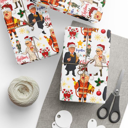 Discover World Presidents Christmas Wrapping Paper Roll, Presidents Gift Wrap for Christmas, Funny Presidents Christmas Party Decor ( COPYRIGHT 2025)