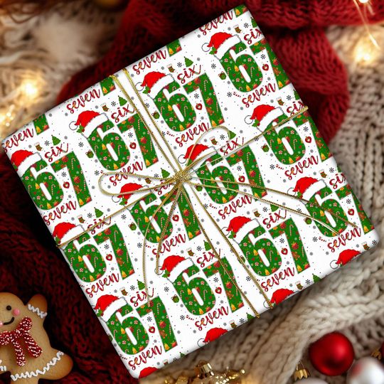 Discover 67 Christmas Wrapping Paper, 67 Meme Christmas Gift Wrap, Funny Wrapping Paper, Holiday Gift Wrap, Funny Holiday Gift Holiday Christmas Gift