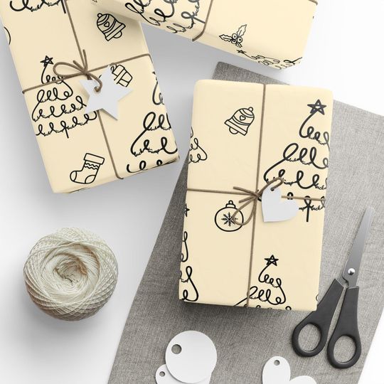 Subtle F*ck Trump Xmas Tree Wrapping Paper, Funny Anti-Trump Christmas Gift Wrap, Liberal Holiday Gift Packaging, Political Xmas Wrapping