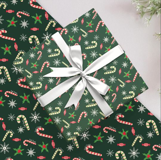 Discover Subtle F*ck Trump Candy Cane Christmas Wrapping Paper, Candy Cane Gift Wrap, Anti Trump Holiday Paper, Funny Political Xmas Wrapping Sheet