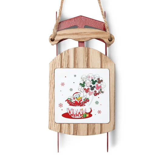 Discover Disney Donald Cocoa Sled Ornament, Disney Ornament, Donald Duck Ornament, Disney Christmas, Disney Decor, Disney Holiday, Donald Duck Gift