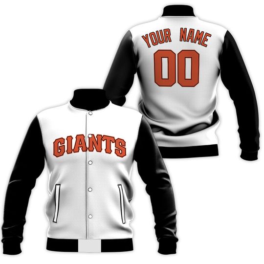 Personalized San Francisco Baseball Team Giants Baseball Jacket