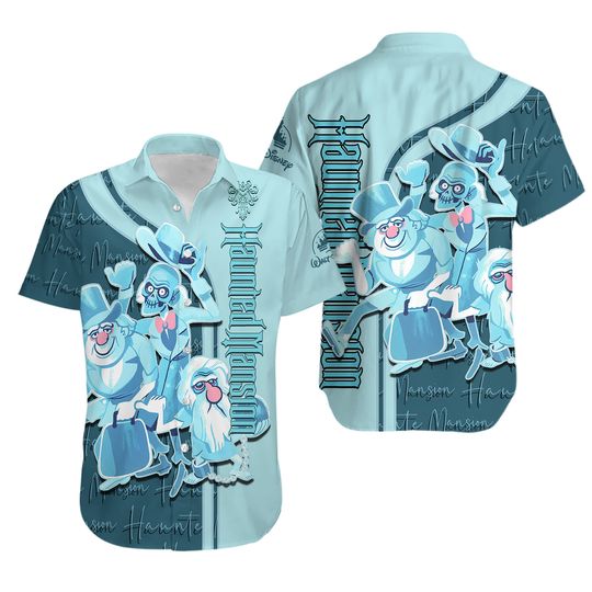 Haunted Mansion Hawaiian Shirt, Halloween Horror Mansion Shirt