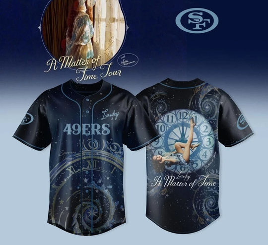 49ers Jersey Laufey A Matter Of Time Tour 2025 Baseball Jersey