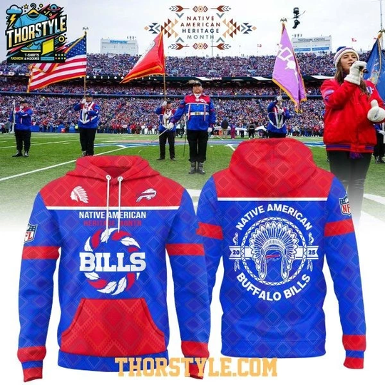 Buffalo Bills American Native Heritage 2025 Christmas Game Hoodie 3D