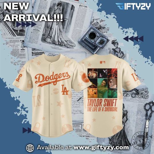 Discover Swifts Album 12th The Life of a Showgirl Baseball Jersey