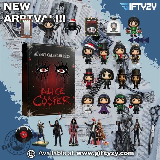 Discover Alice Cooper Advent Calendar 2025 Christmas Gift