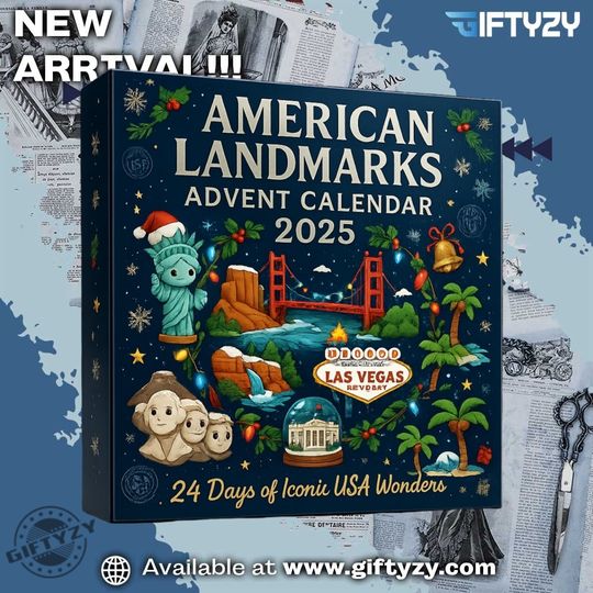Discover American Landmarks Advent Calendar 2025 Christmas Gift