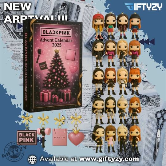 Discover Black Pink Advent Calendar 2025 Christmas Gift
