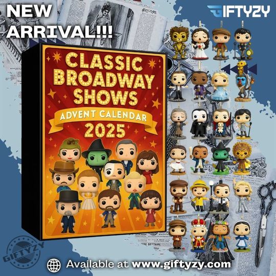 Discover Classic Broadway Shows 2025 Advent Calendar Christmas Gift