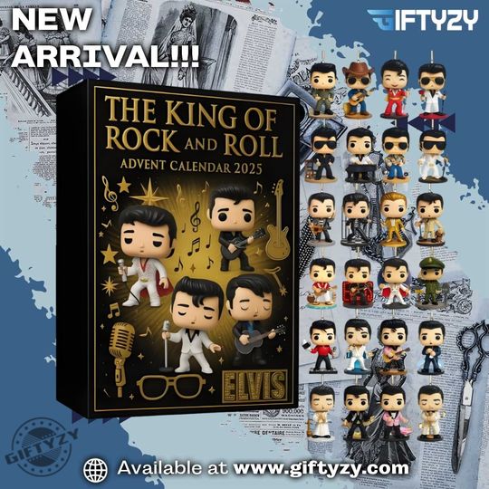 Elvis Presley Legend Rock Music Advent Calendar Christmas Gift