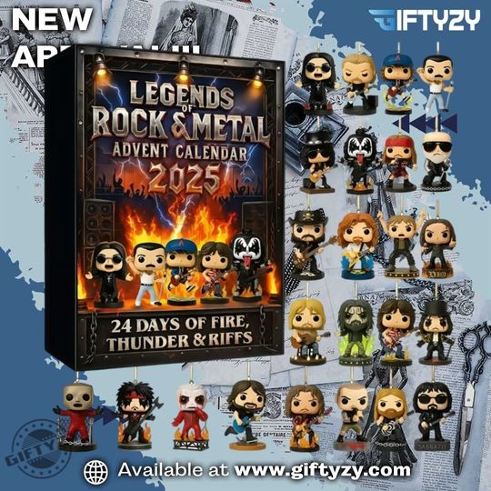 Discover Legends Of Rock And Metal Advent Calendar Gift For Christmas