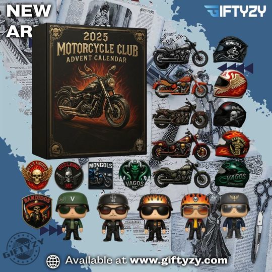 Discover Motorcycle Club 2025 Advent Calendar Christmas Gift