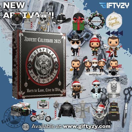 Discover Motorhead Advent Calendar 2025 Christmas Gift