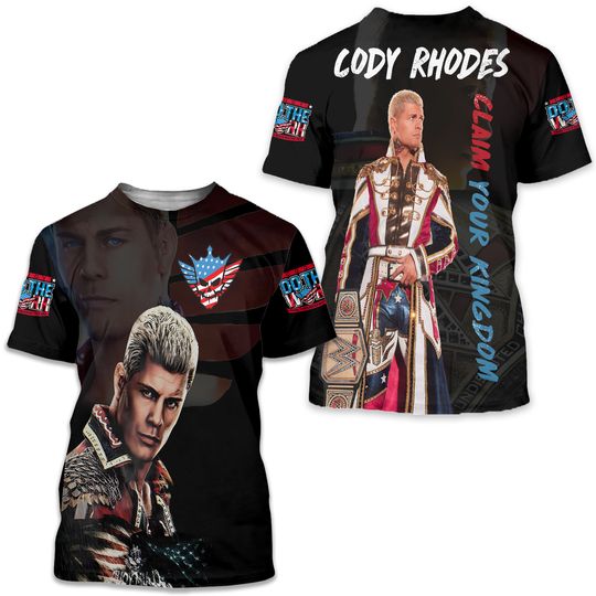 Cody Rhodes Claim Your Kingdom 3D T-Shirt