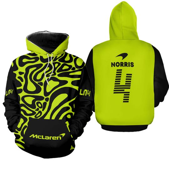 F_1 Mc.Larren Team Lando Norris Fan Unisex Hoodie, Forrmulla 1 Hoodie