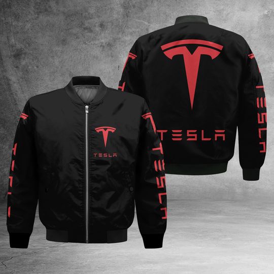 Tesla Car Unisex Bomber Jacket