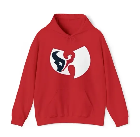 Discover w tang band CLANG HOUSTON football Unisex Blend Hooded Sweatshirt TEXAS Hoodie