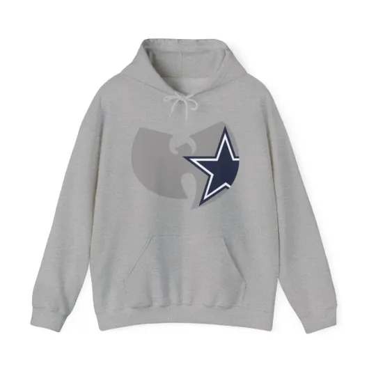 Discover w tang band Clan DALLAS football Unisex Heavy Hooded Sweatshirt COWBOYS hoodie 3