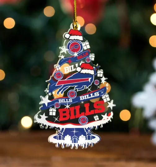 Discover buffalo Christmas Ornament, tree shape, football fan christmas gift