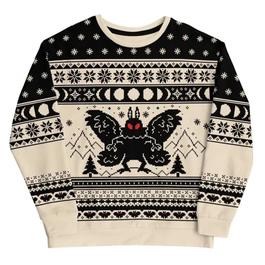Discover Mothman Ugly Christmas Sweater