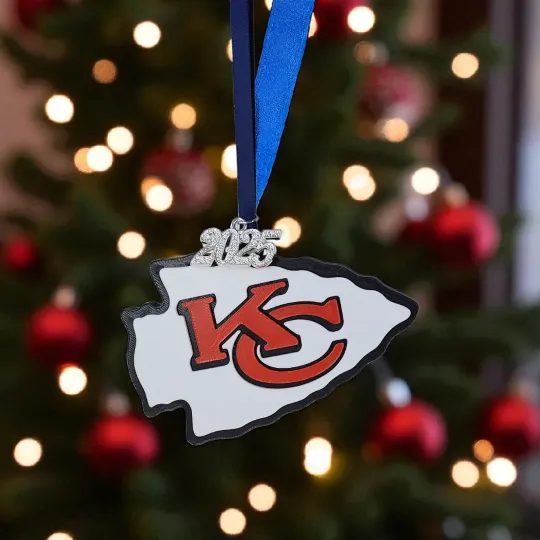 Discover 3D Printed Football Christmas Ornament | Silver 2025 charm