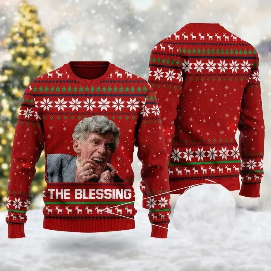 Discover Uncle Lewis The Blessing Ugly Christmas Sweater, Movie Xmas Sweatshirt
