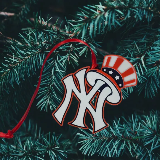 Discover 3D Printed Baseball NY Yank | Christmas Ornament | Great Holiday Gift Decor