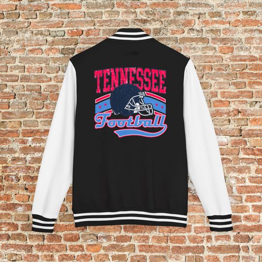 Discover Tennessee Football Varsity Jacket, Vintage Throwback 90s Outerwear For Fans, Mens and Womens Sizes