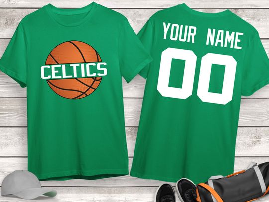 Personalized Boston Celtics Basketball 3D T-Shirt, Game Day Shirt, Gift for Fan