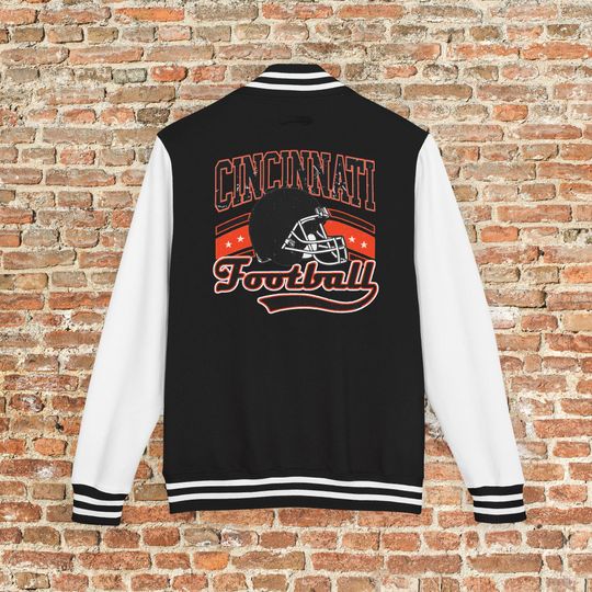 Discover Cincinnati Football Varsity Jacket, Vintage Throwback 90s Outerwear For Fans, Mens and Womens