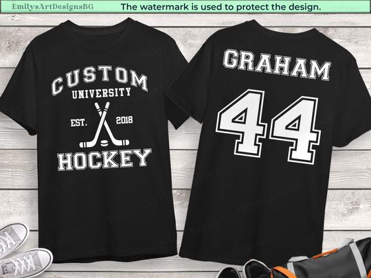 Discover Custom University Hockey Shirt, Hockey Gift, Game Day Shirt