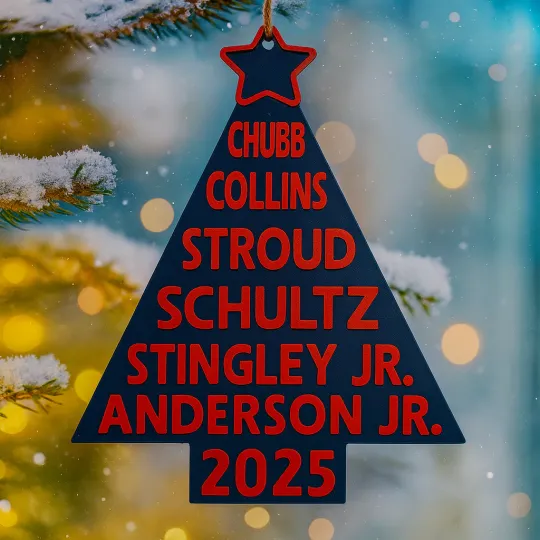 Discover Houston Football Christmas Tree Ornament football Football Man Cave Hanging Decorations