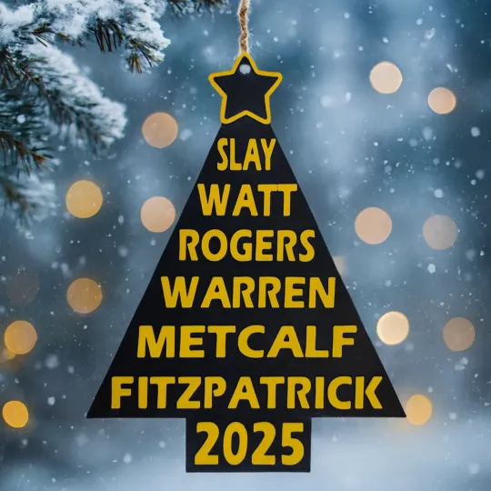 Discover Pittsburg Football Christmas Tree Ornament football Football Man Cave Decorations