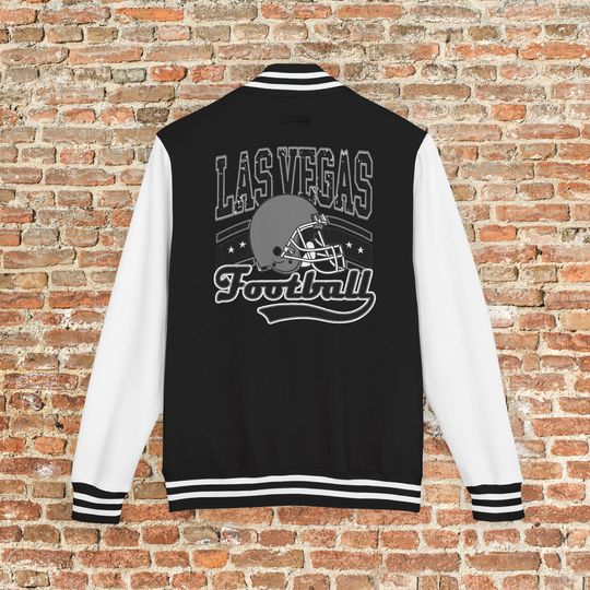 Discover Las Vegas Football Varsity Jacket, Vintage Throwback 90s Outerwear For Fans, Mens and Womens