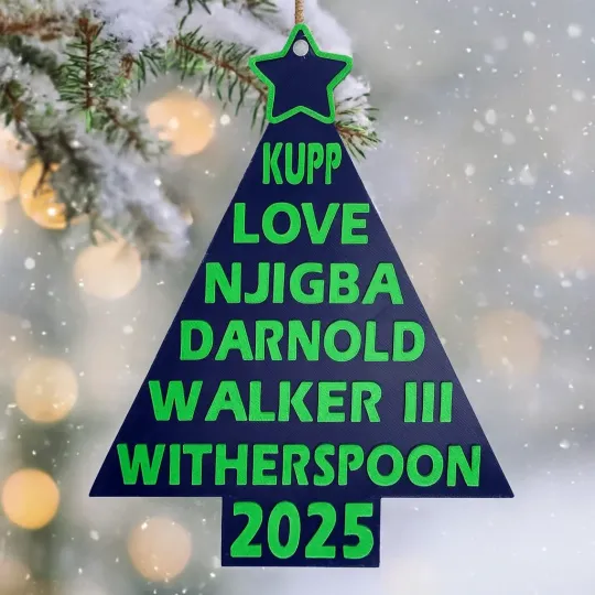 Discover Seattle Football Christmas Tree Ornament football Football Man Cave Decorations