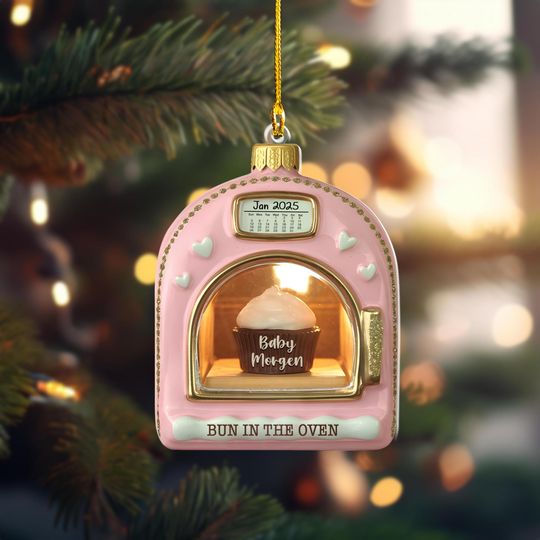 Discover Pregnancy Announcement Christmas Acrylic Ornament