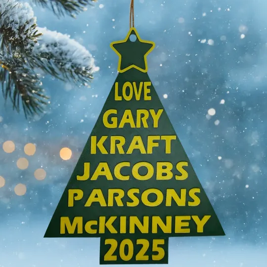 Green Bay Football Christmas Tree Ornament football Football Man Cave Decorations