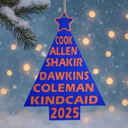 Discover Buffalo Football Tree Ornament football Football Man Cave Hanging Decorations