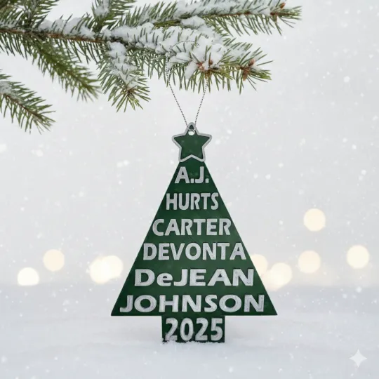 Discover Philadelphia Football Christmas Tree Ornament football Football Man Cave Decorations