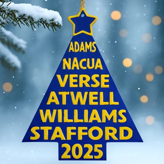 Discover Los Angels Football LA Christmas Tree Ornament football Football Man Cave Decorations