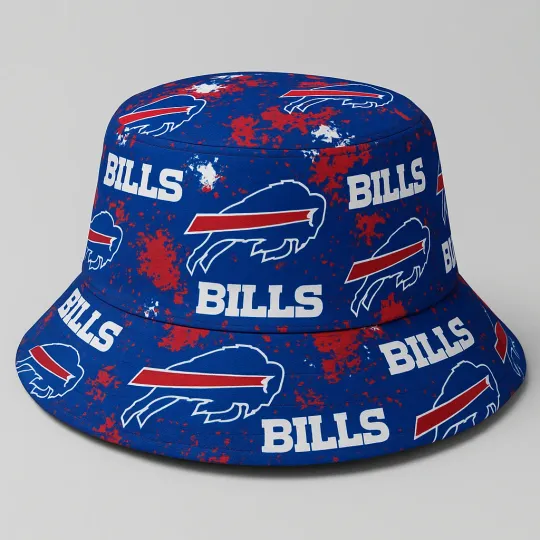 Discover buffalo football bucket hat, buffalo team mascot, team name logo, fan gift