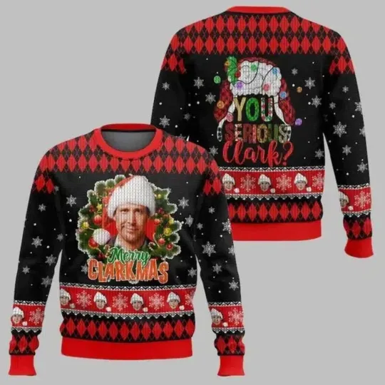 National Lampoon Clark Griswold Ugly Christmas Sweater