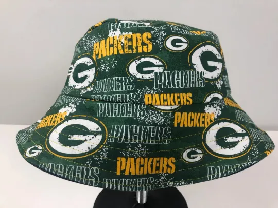 Discover green bay football bucket hat, team apparel, distressed motif fan gift
