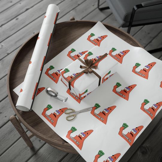 Discover I Have 3 Dollars Meme Funny Wrapping Paper - Novelty Gift Wrapping