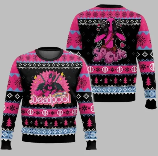 Discover Deadpool So Cute Ugly Christmas Sweater